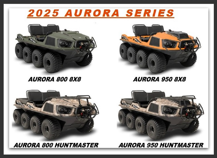 ARGO AURORA 950 8X8 2025 mótel Verð frá 4.785.000+vsk