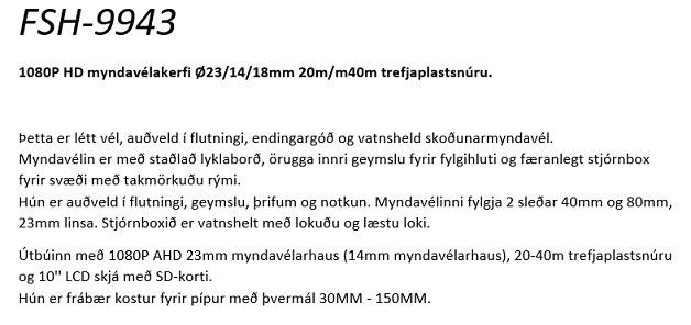 RÖRA OG LAGNAMYNDAVÉL   Verð frá 593.318+vsk 