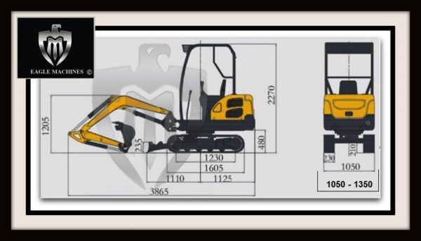 Smágrafa EAGLE 1800MTH Sérpöntun
