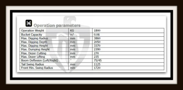 Smágrafa EAGLE 1800MTH Sérpöntun