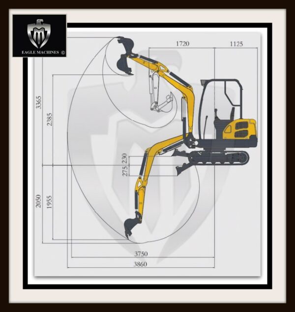 Smágrafa EAGLE 1800MTH Sérpöntun