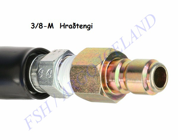 Háþrýstislöngur-Verð frá 1.900+vsk pr meter með hraðtengjum