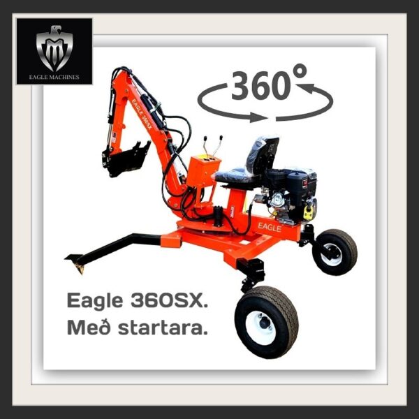 SMÁGRAFA EAGLE 360SX Draganleg Verð frá 989.984+vsk. Með 14 ára reynslu á Íslandi.