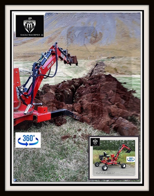 SMÁGRAFA EAGLE 360SX Draganleg Verð frá 989.984+vsk. Með 14 ára reynslu á Íslandi.