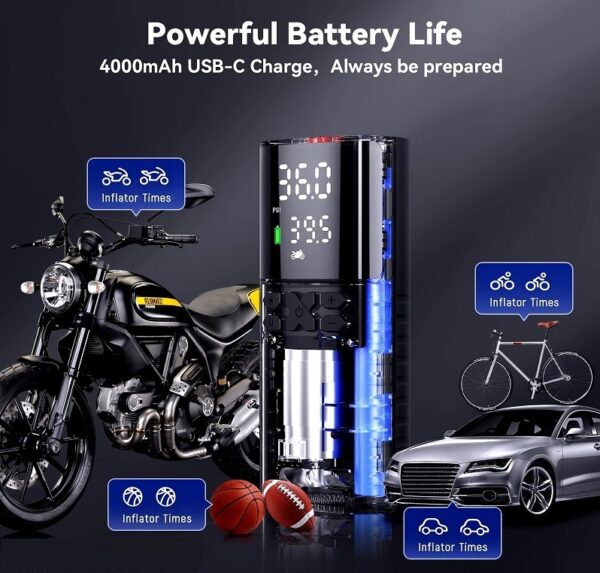 Loftdæla P4 þráðlaus, 4000mAh