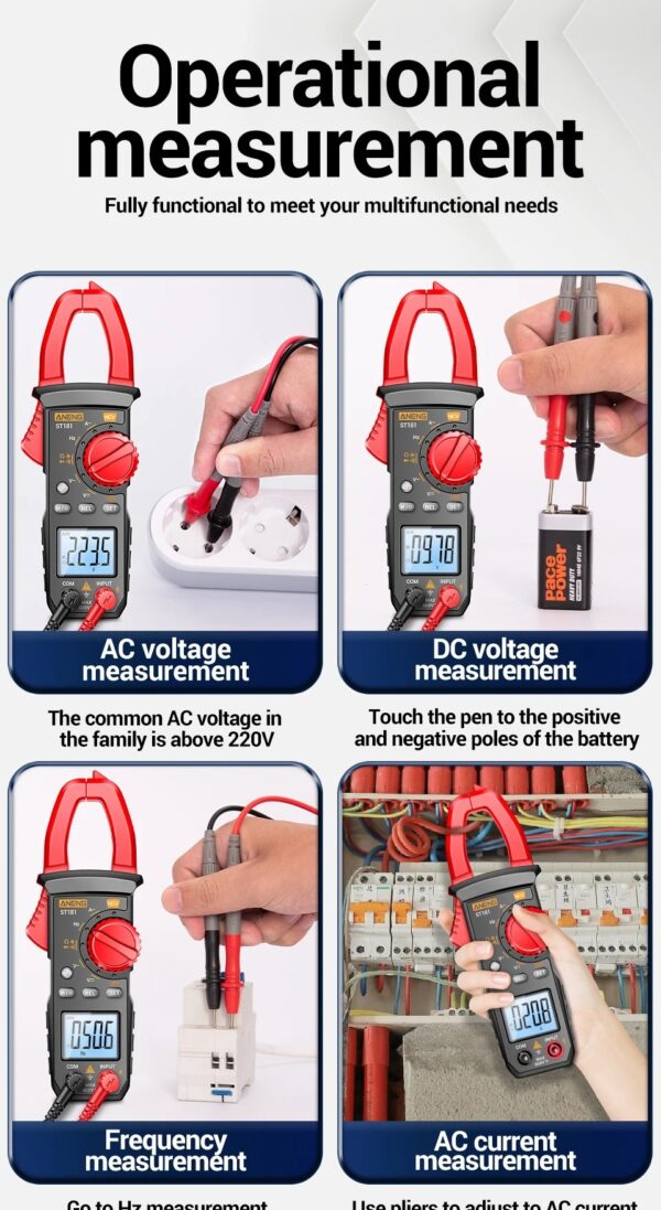 Rafmagns Klemmu Mælir