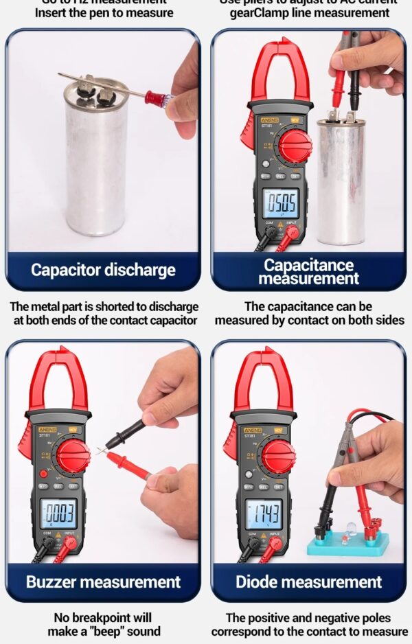 Rafmagns Klemmu Mælir