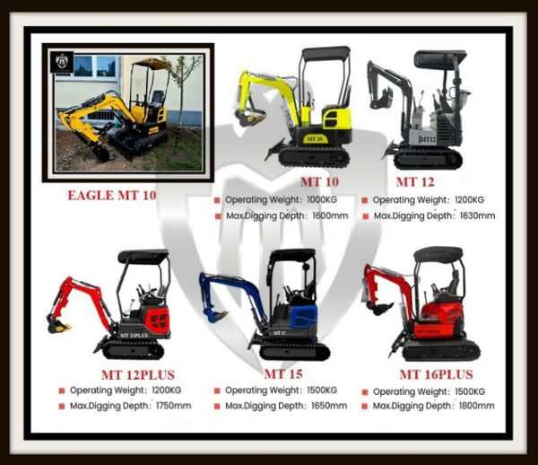 Beltagröfur-Smágröfur- EAGLE Verð frá 1.489.500+vsk* Með 14 ára reynslu á Íslandi