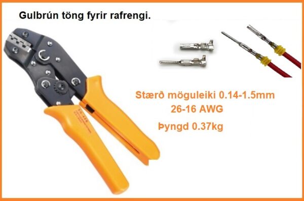 Raftengja DC Töng fyrir pinna