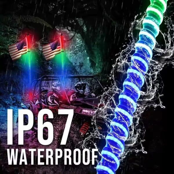 Ljósastangir LED Ljósastangir 6 feta sett Kynningaverð