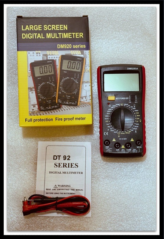 Rafmagnsmælir stafrænn fjölmælir