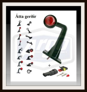 Breiddarljós Led sett