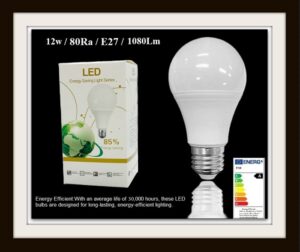 Led Ljósaperur 12w 165-265v Heildsala 10 stk.