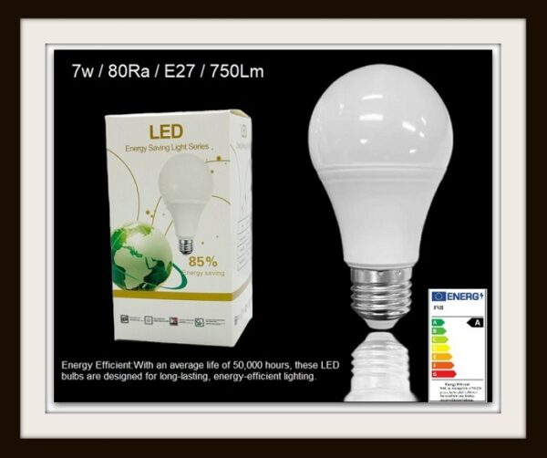 Led Ljósaperur 7w 165-265v Heildsala 10 stk.