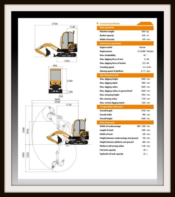 SMÁGRAFA YUCHAI YC18-9