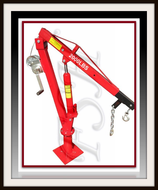 Kranar 1000kg -Með hand vindu