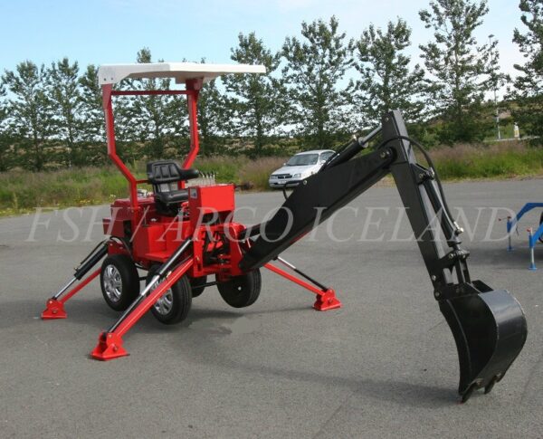 SMÁGRAFA 750Kg 4 HJÓLA Sérpöntun