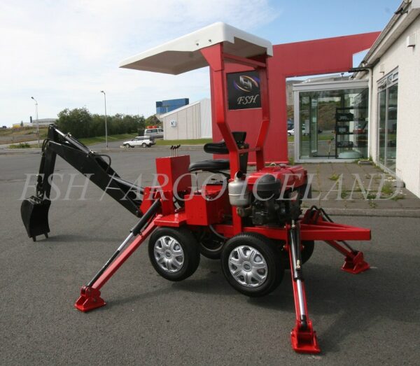 SMÁGRAFA 750Kg 4 HJÓLA Sérpöntun