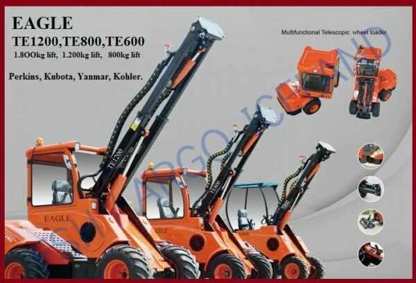 Hjólaskófla Eagle TE 1200-800-600 Sérpöntun