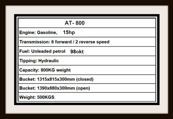 Beltavagn - Beltabörur AT-800