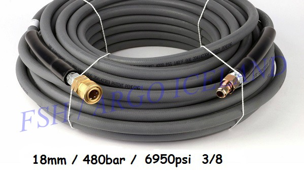 Háþrýstislöngur-Verð frá 1.900+vsk pr meter með hraðtengjum