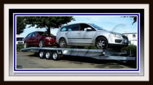 Tveggja bíla flutningskerra INX-3 Sérpöntun