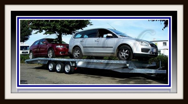 Tveggja bíla flutningskerra INX-3 Sérpöntun