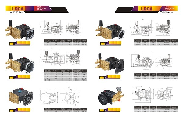 Háþrýstidælur FSH-FCC 250bör til 300bör sjá tilboð á síðunni