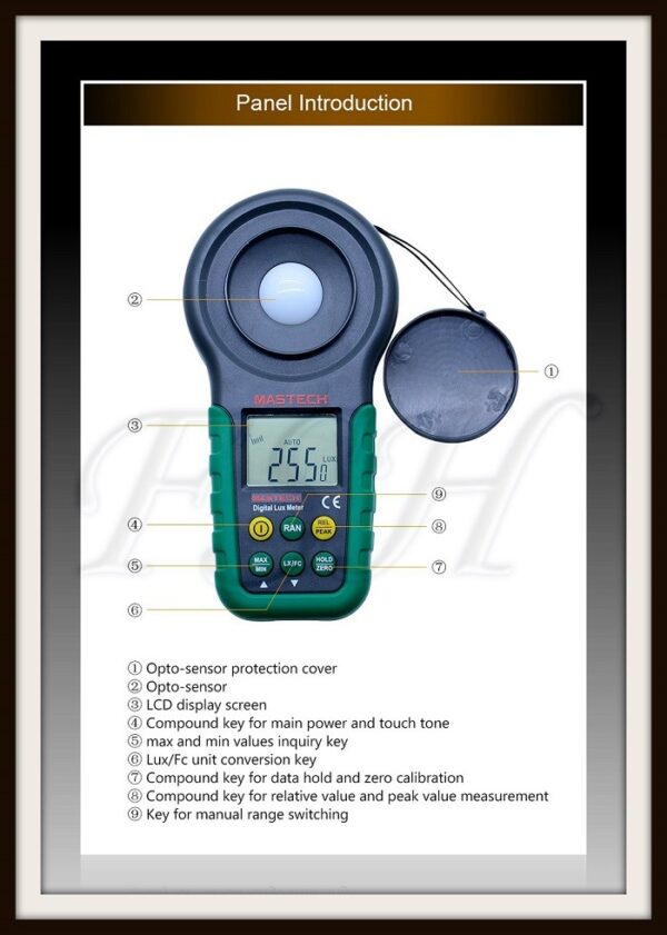 Ljósmælir LUX LJÓSMÆLIR