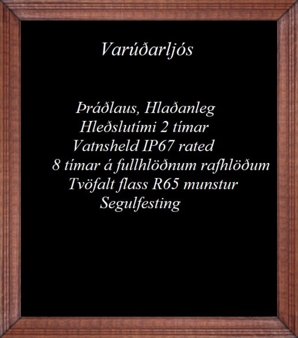 Blikkljós Þráðlaus